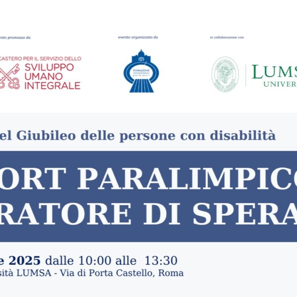 Lo sport paralimpico generatore di speranza